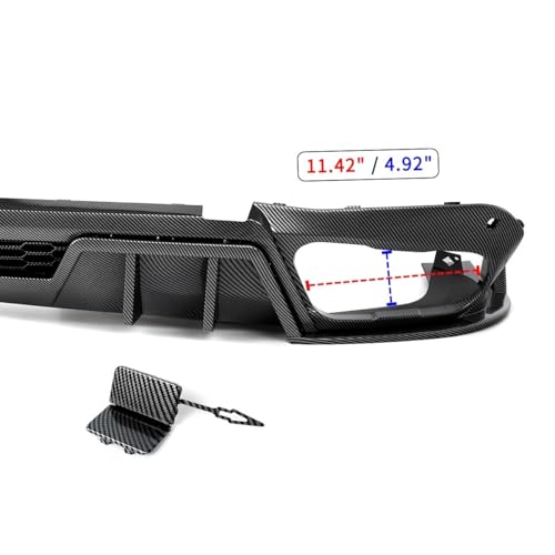 Difusor trasero de aspecto fibra carbono para X5 G05 M Sport SUV 4