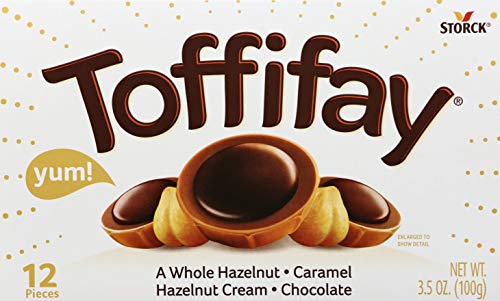 Storck Toffifay Caramel Choclt Hzlnt Chewy Candy Pieces Round Caramel 3.5 Oz - 0072799051921