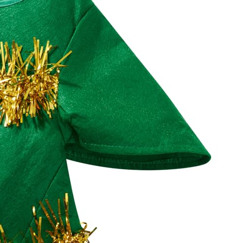Disfraz Árbol de Navidad para Niñas 3-4 Años Verde miniatura 6