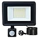 Meision Led Strahler mit Bewegungsmelder Außen 50W, Led Strahler Außen Warmweiß 3000K, mit Stecker, Sens Funktion, Timer, IP66 Wasserdicht, Superhell Aluminium Flutlicht für hof, Garage