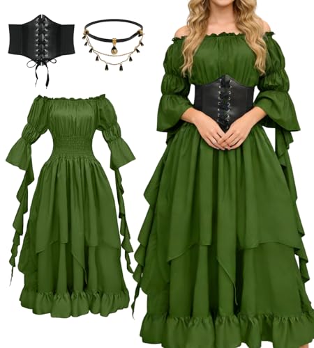 Costume de carnaval pour Halloween et cosplay médiéval femme S