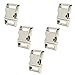 1-Inch Silver Color Heavy Duty Metal Side Release Buckles (Pack of 5Pcs) by DGQ