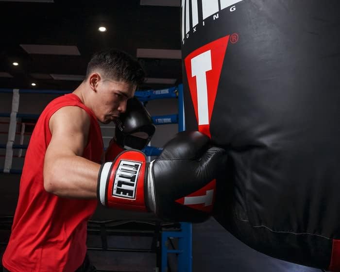 Miniatura 2 de Title - Guantes de boxeo con peso de gel, guantes de boxeo pesados, guantes de bolsa pesada, guantes de boxeo, equipo de boxeo, guantes de artes
