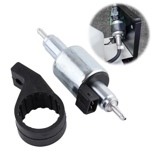 mizikuu 12V Auto Kraftstoffpumpe Universelle, 22ML Dosierpumpe Standheizung Auto-Luftheizung Öl Kraftstoffpumpe Elektro Diesel Heizungspumpe für 2KW 5KW 8KW
