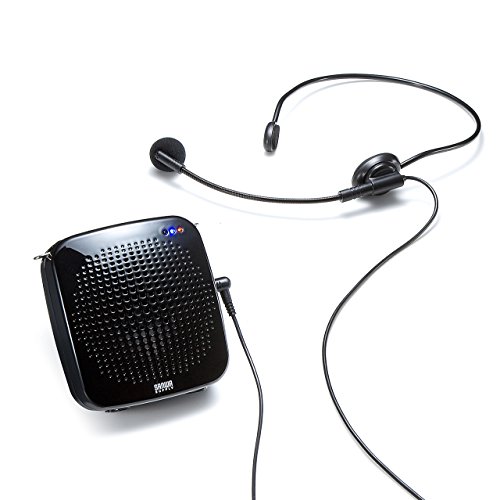 Amazon.co.jp: サンワダイレクト ポータブル拡声器 【音楽同時再生で