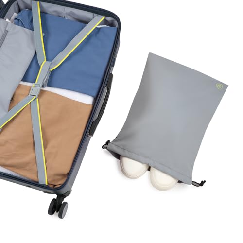 Image of Skybags Plastic Spinner Trunk Check-in Trolley Bag, 68cm | Medium Hardsided Luggage with Smooth 8-Wheel & TSA Lock | Suitcase for Travel | 5-Year International Warranty (Navy)