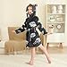 Glaphy Police Cars Bathrobe Hooded PJ Robe Soft Fleece Robe Pajama Sleepwears 2-12 Years