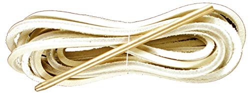 Tz Laces® Branded Replacement Leather 120Cm Laces + Needle (Natural)