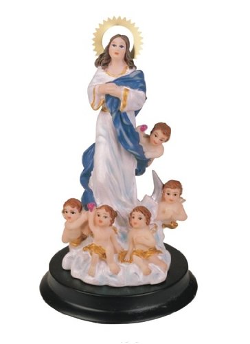 5" Inch Virgin Immaculate Conception Virgen Inmaculada Concepcion...