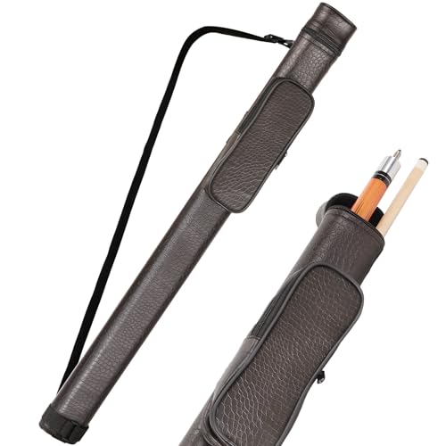 AKLOT 1×1 Pool Cue Case with Detachable Pocket