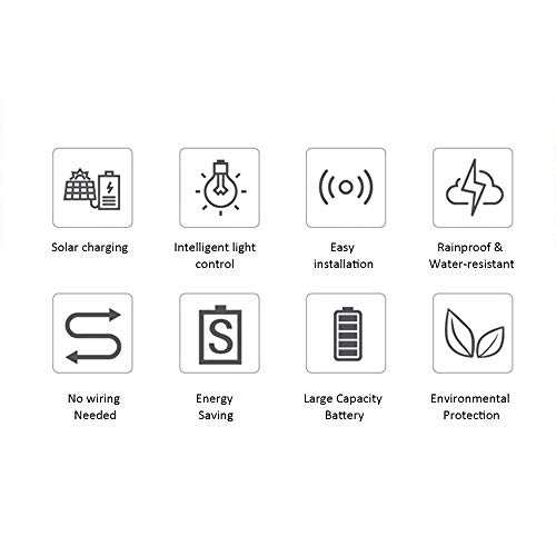 Ajcoflt Luz de solo solar 16LED Lâmpada de gramado para iluminação de paisagens ao ar livre IP65 Luz