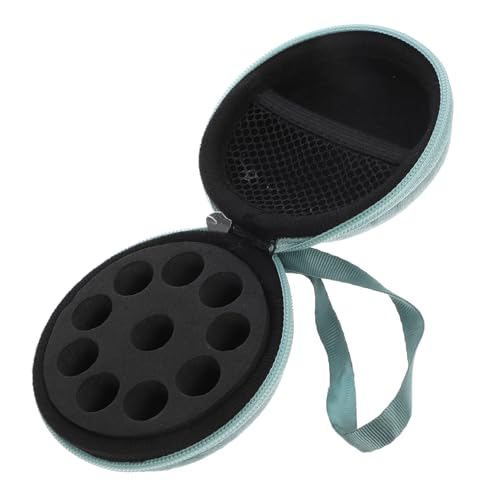 TOGEVAL シーエッセンシャルオイルボトル収納バッグ 耐衝撃ポーチ ポータブルトラベルバッグ エッセンシャルオイルボトルホルダー ケース