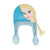 Disney Toddler Winter Hat, Paw Patrol, Frozen, Minnie Mouse Squeeze and Flap Fun Beanie for Kids Ages 4-10, Blue, Little Girl Age 4-7