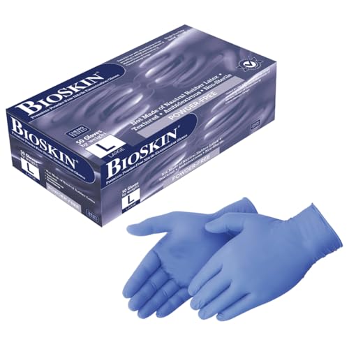 Liberty Safety BioSkin �j�g���������O���[�h �g���̂Ď�� 6�~�� - 2XL | �p�E�_�[�t���[ ���w + �σp���N�� �e�N�X�`�����H | ���/�Y��/���|/�t�[�h�T�[�r�X�p (50������{�b�N�X)