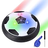 OSDUE Air Power Fußball, Kinderspielzeug Hover Fussball, Hover Ball mit LED Licht, Geschenke für ab 3 4 5 6 7 8 9 10 Jungen Mädchen Indoor Outdoor Hover Ballspiel Kinder