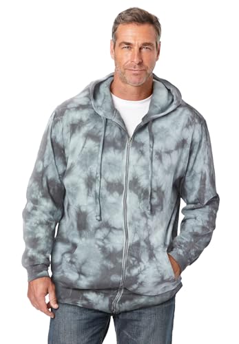 Image of KingSize Men's Big & Tall Fleece Zip-front Hoodie Jacket