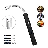 Mechero multifunción ARC: le ofrece mucha comodidad en muchas ocasiones. Este mechero se puede encender fácilmente, velas, portavelas, papel, barbacoa, cocina de gas, etc. Ideal para actividades al aire libre como camping, viajes, senderismo y fiestas. Elegante caja de regalo, mejor amigo y familia.