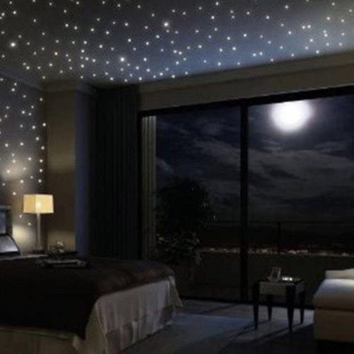 407 piezas de calcomanías luminosas para pared y techo miniatura 6