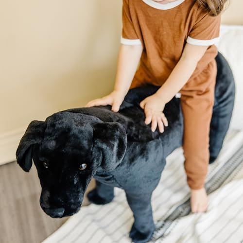 Melissa & Doug - riesige Plüschwildtiere, weiches Polyestergewebe, schöne schwarze Labormarkierungen, handgefertigt, mehrfarbig