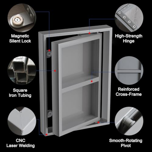 Trappe de visite placo invisible 30x40cm pour mur et plafond