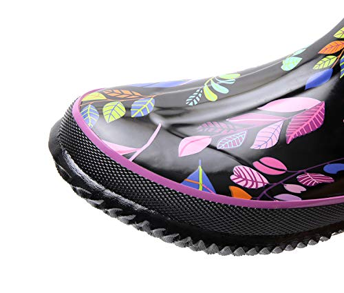 Wtw Women's Rubber Rain Boots - Mid Calf Waterproof Insulated Neoprene Muck Boots Outdoor Hunting Barn Boots For Women #TOP3