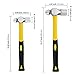 HAKZEON 2 PCS 24 OZ and 32 OZ Ball Peen Hammer Set, Forged Steel Ball Pain Hammer, Metal Ball Peen Hammer, with Construction and Shock Absorption Non-Slip Handle for Strong Striking work