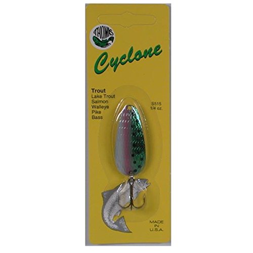 Leurre Cyclone Thomas 1/4 oz truite arc-en-ciel pour rivières rapides