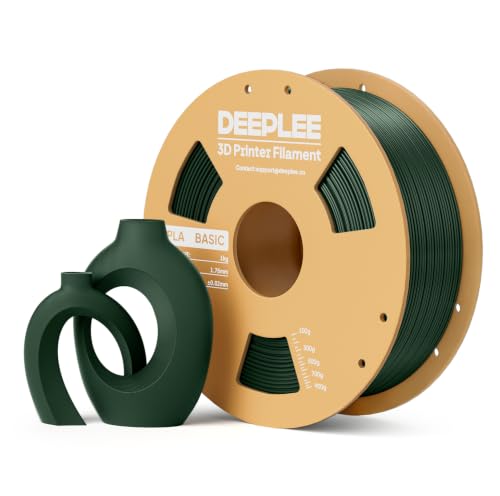 Image of PLA Basic 1.75mm 3D Printer Filament Dark Green 1KG
