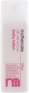 Mothercare Baby Unisex MCAWKL300 All We Know 300Ml Baby Cream and Baby Lotion, White, 300 ml Price In India