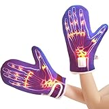 AOKESTE Heated Gloves for Arthritis,Hand Heating Pad for Pain Relief,Heating Pad for Hands Hand Warmers Gloves for Carpal Tunnel Relief, Heated Mittens for Men Women 10-90Min Auto Shut Off
