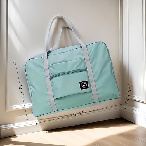 Travel Duffle Storage Bag, Portable Lightweight Large Capacity Luggage Shoulder Bag, Foldable Luggage Bag, Outdoor Supplies, Travel Supplies(Navy Blue)2