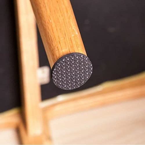 Image of CHUNZEXI Rubber Self Adhesive Square Felt Pads Non Skid Floor Protector Furniture Sofa Furniture Chair Balance Pad Noise Insulation Floor Bumper Color: Black - 48 Pcs