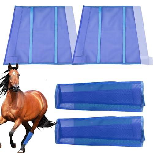 -Fliegen-Leggings, Fliegen-Stiefel | Wiederverwendbare Pferdegamaschen | Fliegenstiefel, Fliegenstiefel für, minimiert die Ermüdung der Beine und reduziert das Stampfen