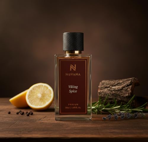 Image of Viking Spice Perfume 50ml for Men & Women | Warm Spicy Woody Amber Fragrance | Long Lasting Luxury Perfume Spray | Premium Aromatic Scent for Office, Evenings & Special Occasions
