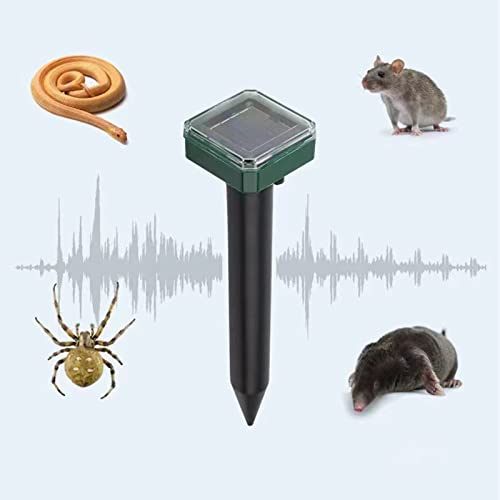 Repelente Solar Ultrassônico para Ratos, Repelente de Cobras Reprodutoras 4 Unidades Resistente à Co