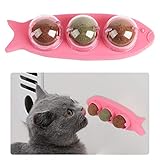 juegos del gato con botas y los tres diablos 🍀5. [Cubierta a prueba de polvo] Puede cubrir el caramelo de giratorio catnip bolas para gatos cuando no esté jugando, lo que no solo puede evitar el polvo, sino también el olor. La caja contiene una bolsa hermética para evitar la pérdida de olores.