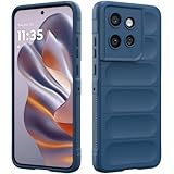 Custodia Compatibile con Motorola Moto Edge 50 Neo 5G, Silicone Custodia per Tutto il Corpo, Copertura Antiurto con Fotocamera Protettivo, Cover Morbida al Tatto - Blu Scuro