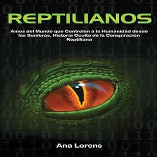 Diseño de la portada del título Reptilianos