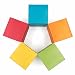 20 Count Gift Favor Boxes with Lids 3x3x3 inch - Vintage Pearlescent Paper Boxes for Gifts Crafting Candy Treat Cupcake Wedding Birthday Holiday Baby Shower Favor (Assorted Colored)