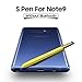 AWINNER Pen for Galaxy Note9,Stylus Touch S Pen Stylet for Galaxy Note 9 (Without Bluetooth)-Free Lifetime Replacement Warranty (Yellow)