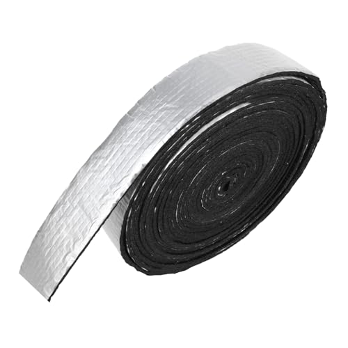 OSALADI Pipe Insulation Tape Roll Reflective Foil, Self-Adhesive Foam Insulation Wrap 5cm x 10m x 5mm Thickness, Anti-Freeze Thermal Barrier for Pipes and Ducts in Winter
