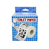Island Dogs Crossword Puzzle Novelty Toilet Paper | Funny Toilet Paper For Your Next Party | 3-Ply and 200 Sheets on a Roll funny toilet paper | Multiple Puzzle Printed Toilet Paper