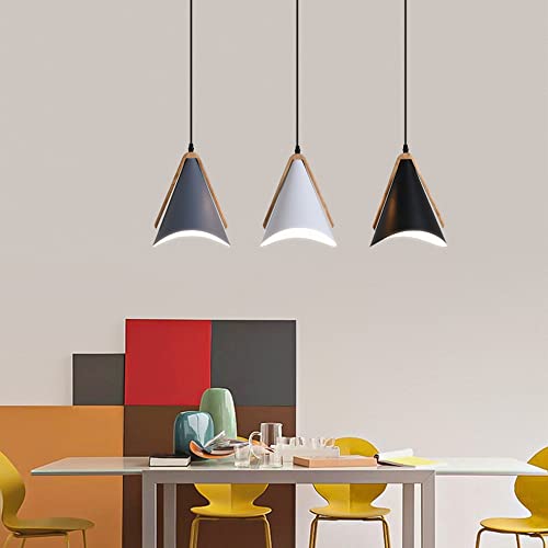 Lámpara de madera colgante para iluminar pasillos y recibidores 5