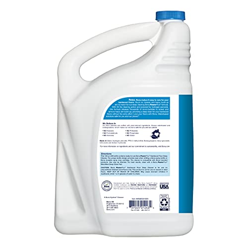 Bona Powerplus Hardwood Floor Deep Cleaner Refill - 128 Fl Oz Residue-Free Cleaning Solution For Spray Mop And Bottle For Wood Floors #TOP2