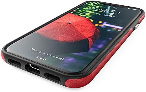 Crave Case for iPhone Xs and iPhone X, Dual Guard Protection Series Cover for Apple iPhone X/XS (5.8 Inch) - Red