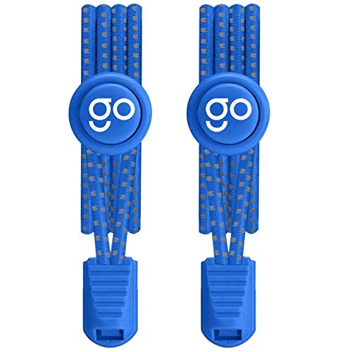Go TIE LESS - ( Version 2nd Elastic No Tie Shoelaces, One Size Fits All, for Kids and Adults, Elastic No Tie Shoe Laces (Blue, Pack of 1) (B0911X6V6F) Amazon Price History, Amazon Price Tracker