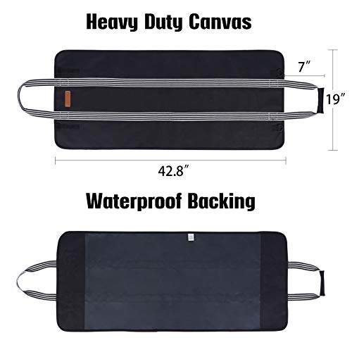 MyFirePlaceDirect Bolsa carregadora de madeira pesada de madeira, tecido de lona Oxford dobrável com