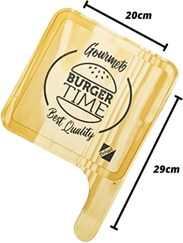 Debiasi, KIT Tábua para Haburguer, Natural Plus, KIT com 10 unidades, 29 X 20cm