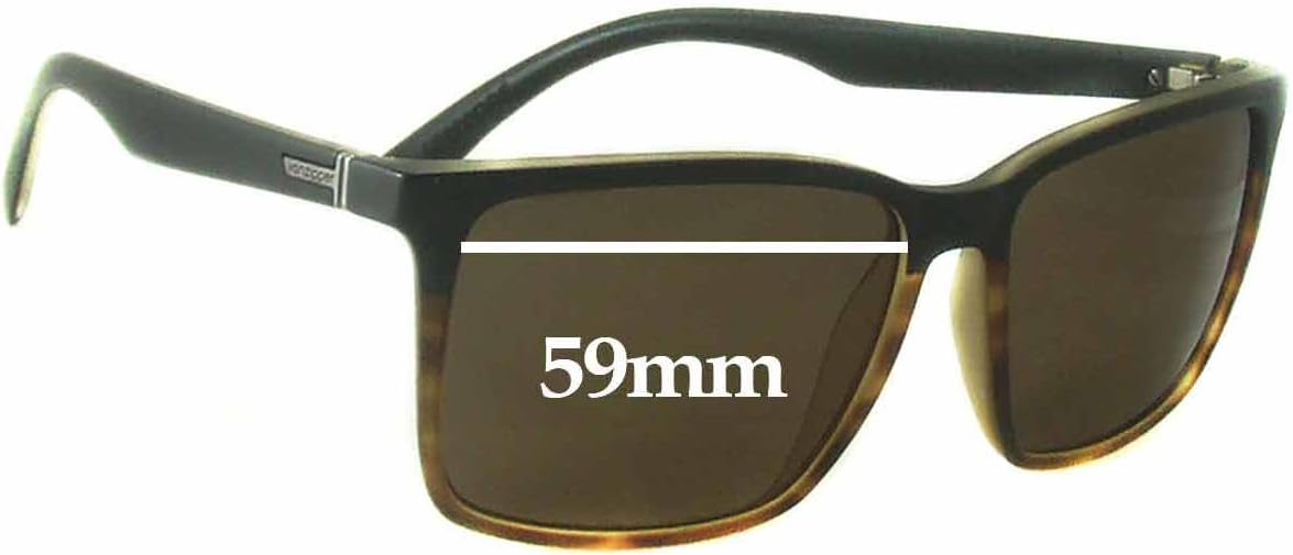 Sunglass Fix Replacement Sunglass Lenses Compatible with Von Zipper Lesmore 59mm