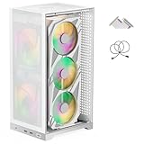 Design vertical ultra compact : châssis ITX vertical compact de 12,1 L (198 x 169 x 363 mm) maximise l'espace de bureau tout en logeant des GPU à triple fente jusqu'à 350 mm, tels que RTX 4060/4060/40. 80 GPU. . Parfait pour les joueurs, les créateurs et les professionnels qui veulent une puissance de bureau dans un mini-ITX portable – ne pèse que 2,5 kg, 50 % plus léger que les tours traditionnelles encombrantes.